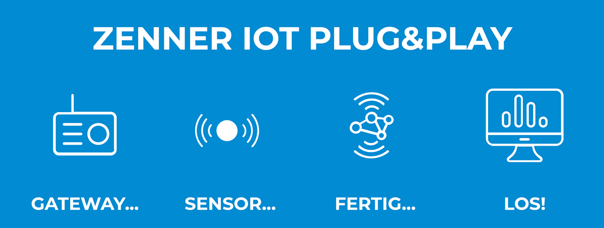 ZENNER IoT PLUG&PLAY Lösungen - Gateway Sensor fertig los